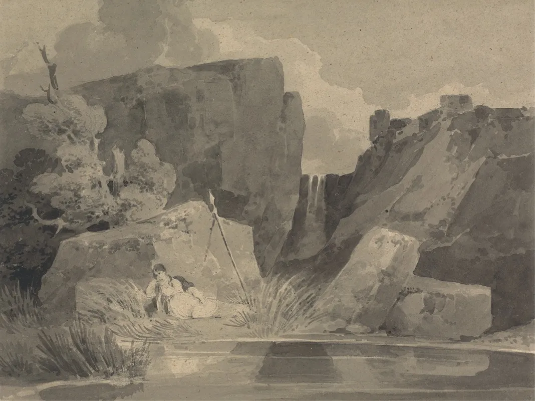 Pale Melancholy Wall Art by Paul Sandby Munn - High-Resolution Digital Print