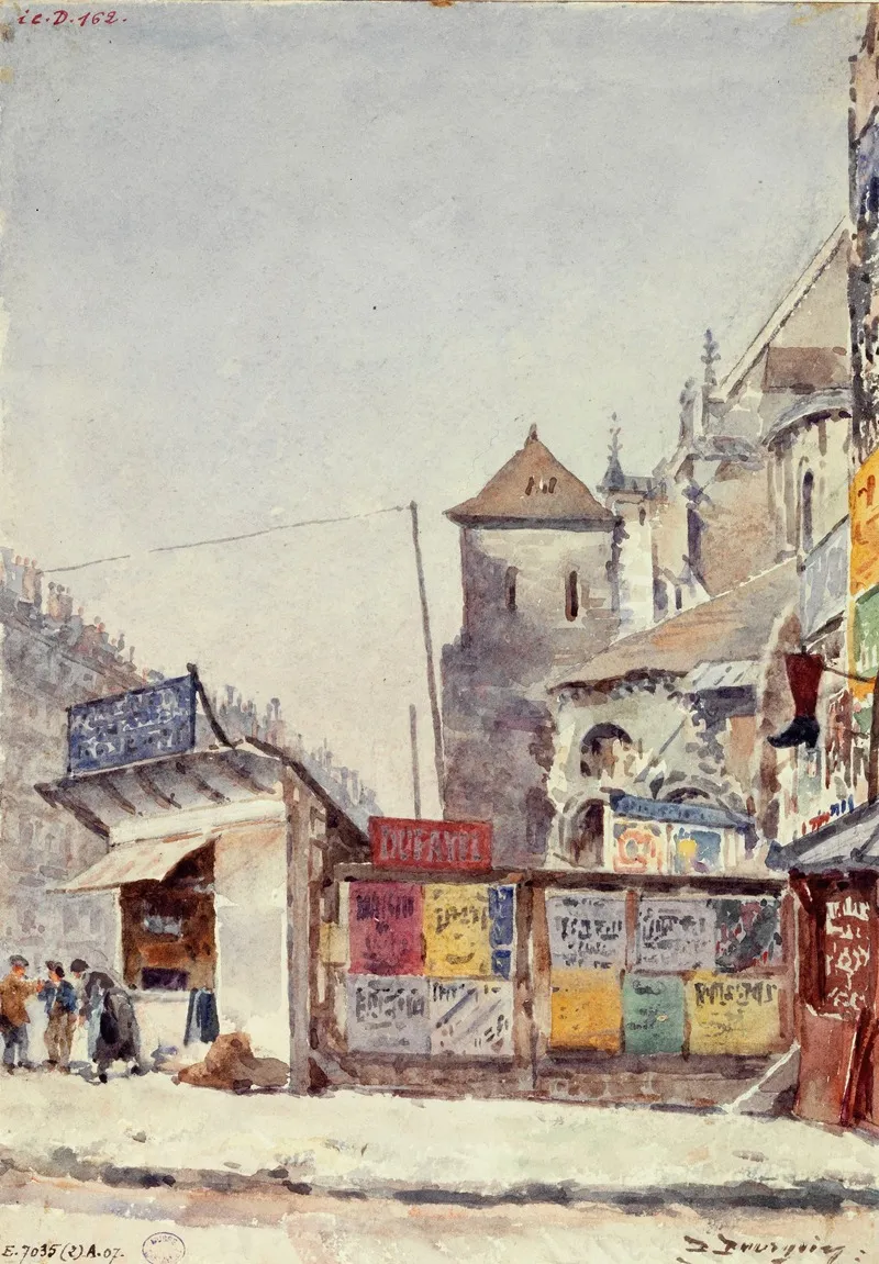 Palissade Autour De Leglise Saint Nicolas Rue Reaumur