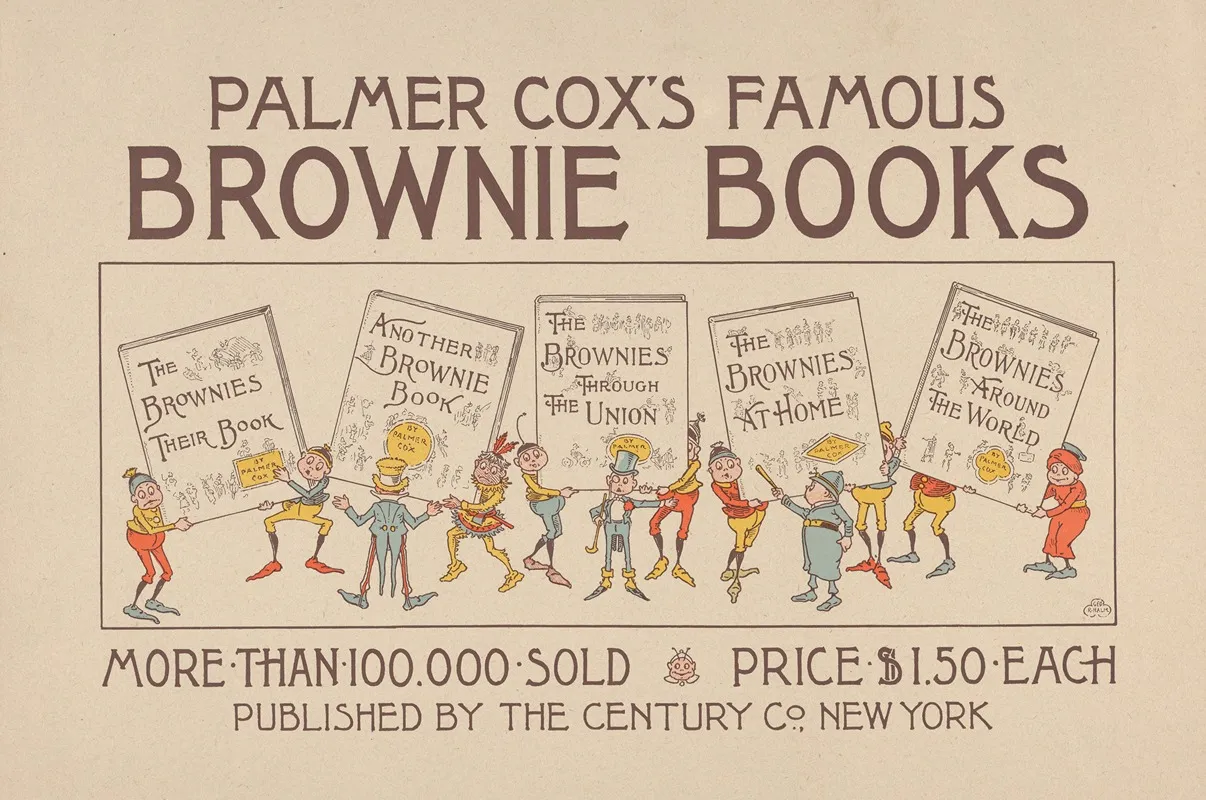 Palmer Coxs Famous Brownie Books Wall Art by George R. Halm - High-Resolution Digital Print