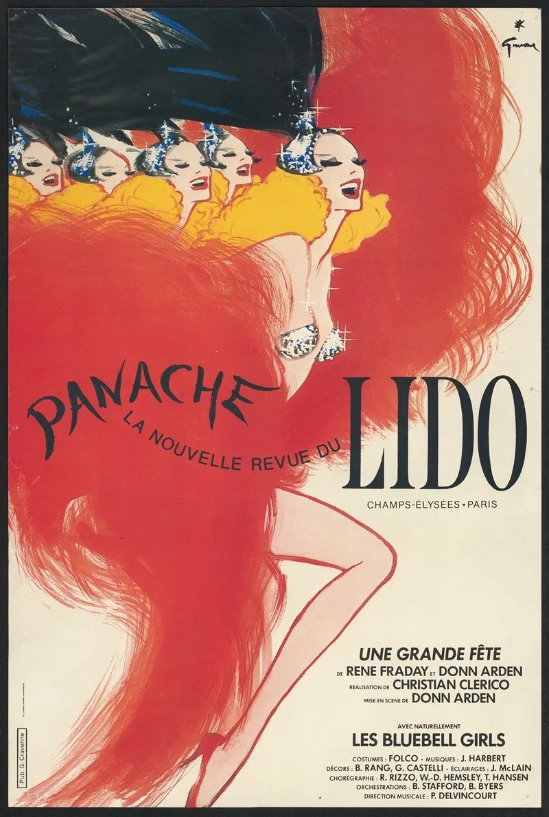 Panache La Nouvelle Revue Du Lido Wall Art by S.A. Lalande-Courbet - High-Resolution Digital Print