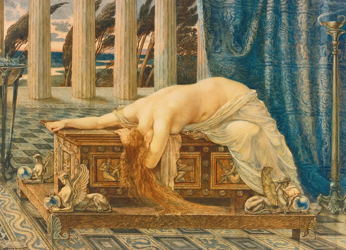 Pandora 8 Wall Art by Walter Crane - High-Resolution Digital Print