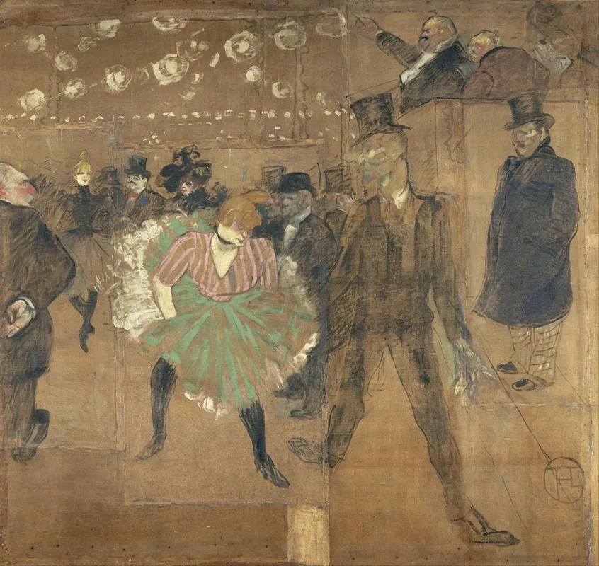 Panneaux Pour La Baraque De La Goulue A La Foire Du Trone A Paris Wall Art by Henri de Toulouse-Lautrec - High-Resolution Digital Print