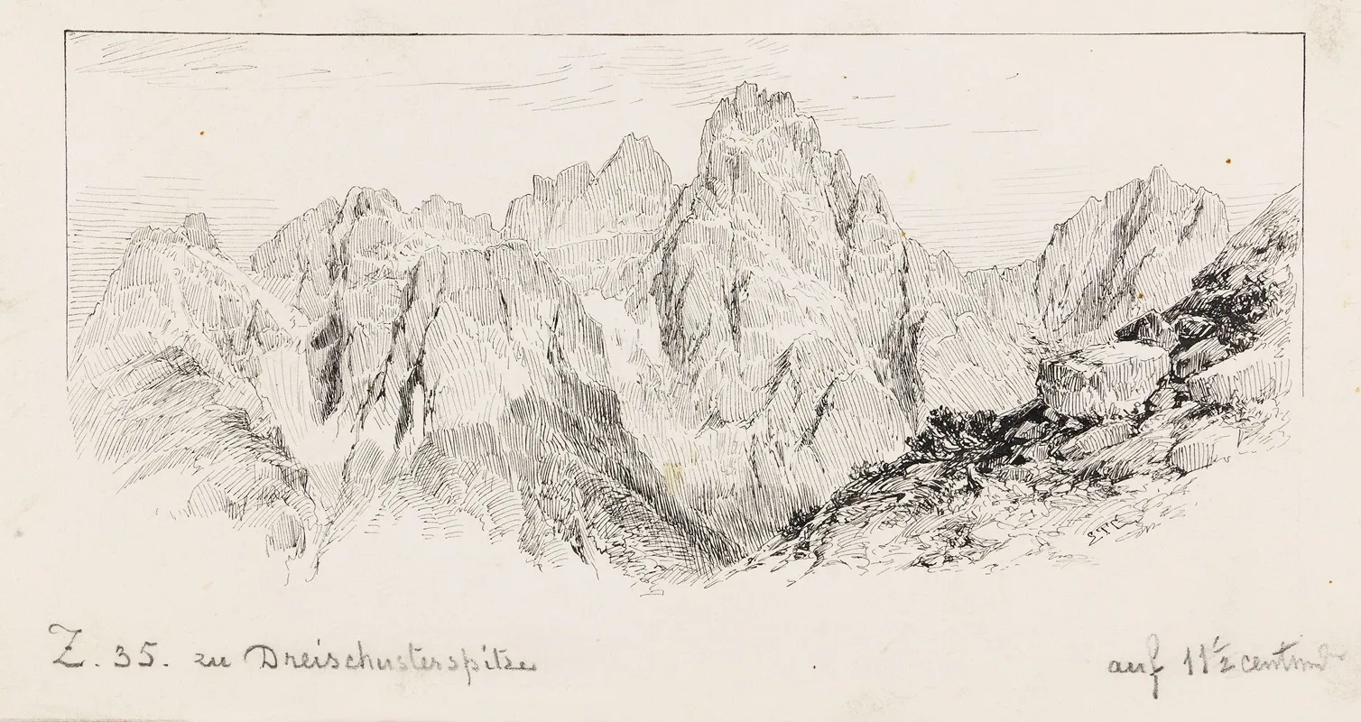 Panorama Der Dreischusterspitze