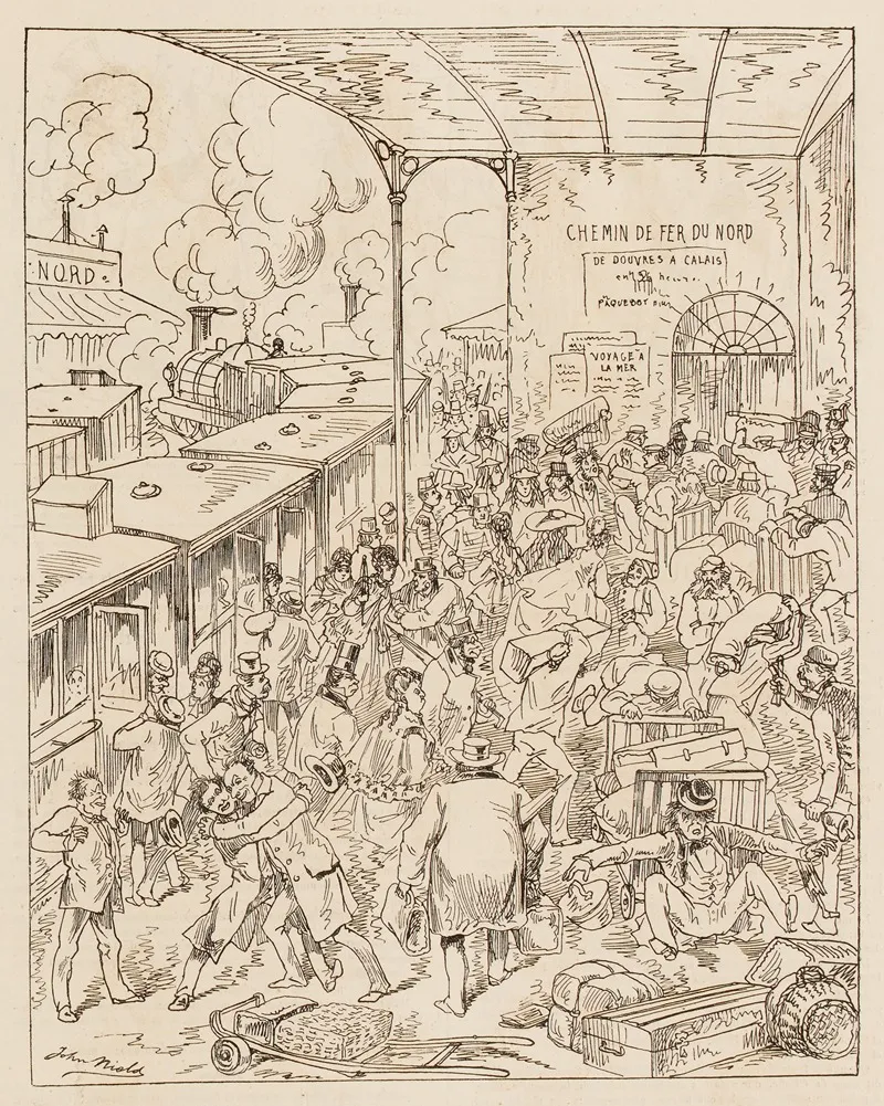Panorama Drolatique Wall Art by John Nield - High-Resolution Digital Print