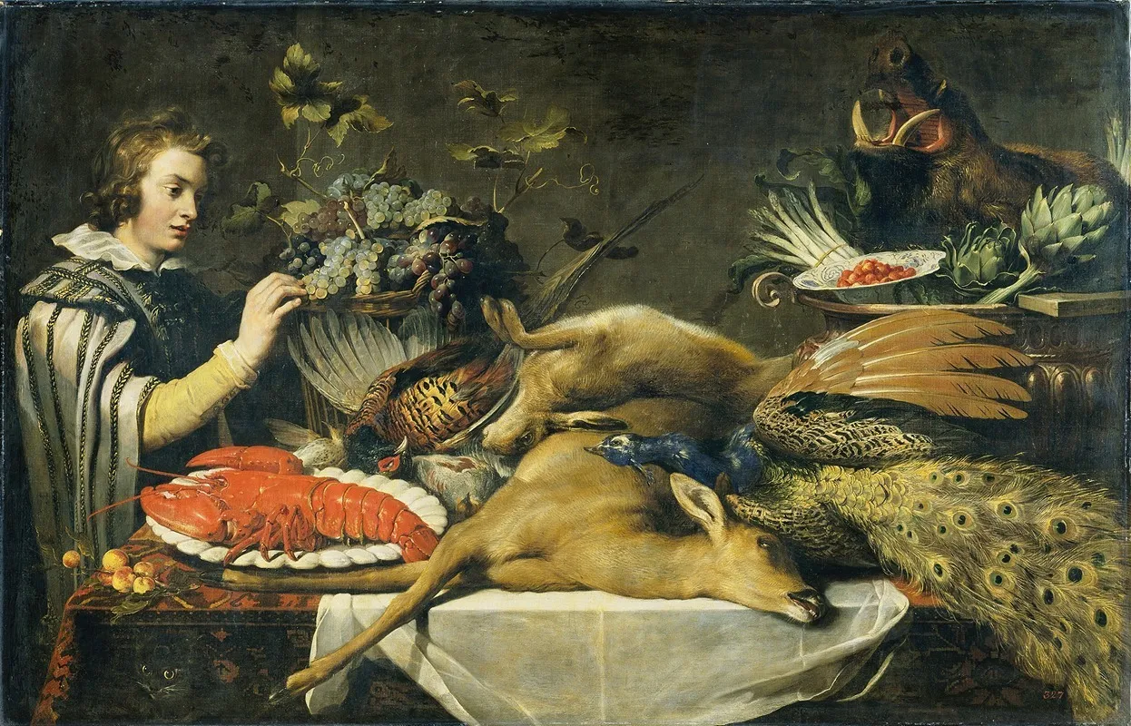 Pantry Scene With A Page