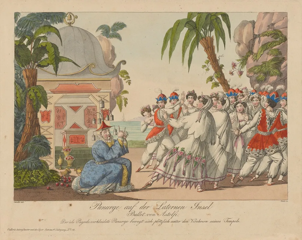 Panurge Auf Der Laternen Insel Ballet Von Astolfi Wall Art by Johann Christian Schoeller - High-Resolution Digital Print