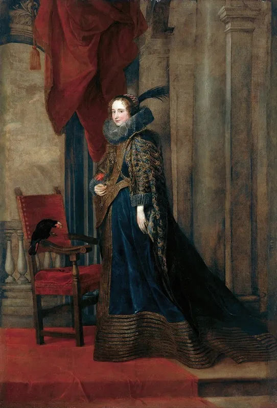 Paolina Adorno Brignole Sale Wall Art by Anthony van Dyck - High-Resolution Digital Print