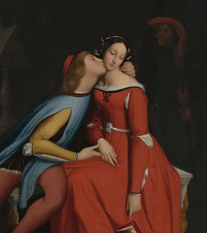 Paolo And Francesca Wall Art by Jean Auguste Dominique Ingres - High-Resolution Digital Print