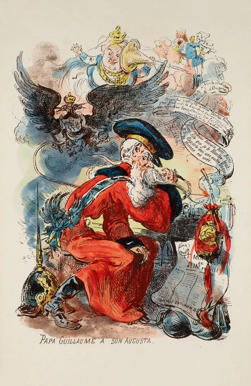 Papa Guillaume A Son Augusta Wall Art by Victor Coindre - High-Resolution Digital Print