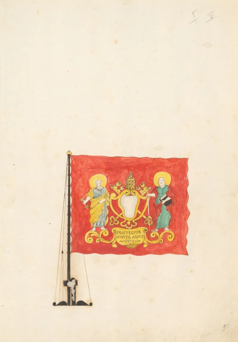 Papal Flag 2 Wall Art by Anonymous - High-Resolution Digital Print