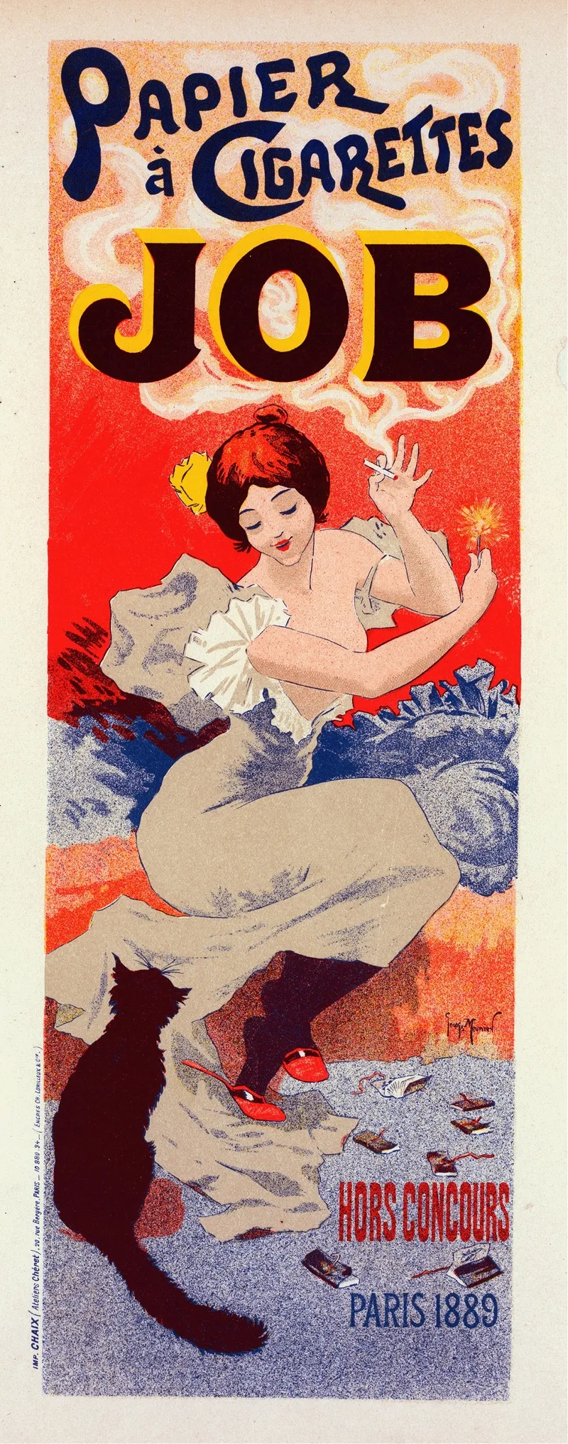 Papier A Cigarettes Job 2 Wall Art by Georges Meunier - High-Resolution Digital Print