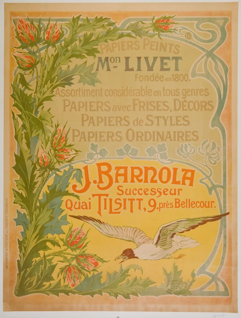 Papiers Peints Maison Livet Wall Art by Van den Thurm - High-Resolution Digital Print