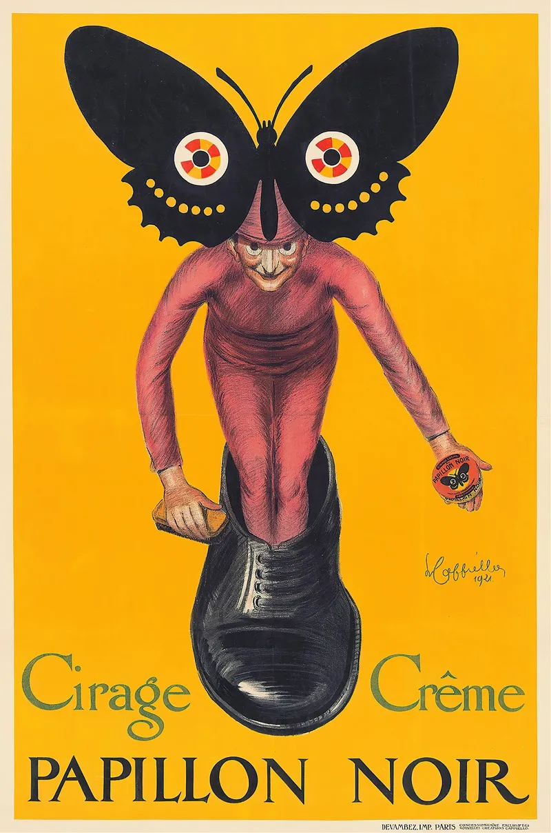 Papillon Noir Wall Art by Leonetto Cappiello - High-Resolution Digital Print