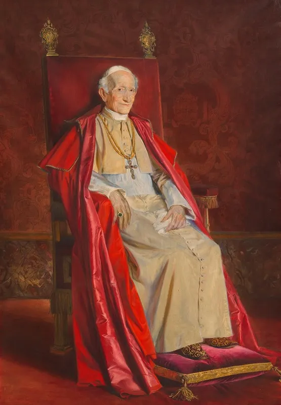 Papst Leo Xiii Wall Art by Adolf Pirsch - High-Resolution Digital Print