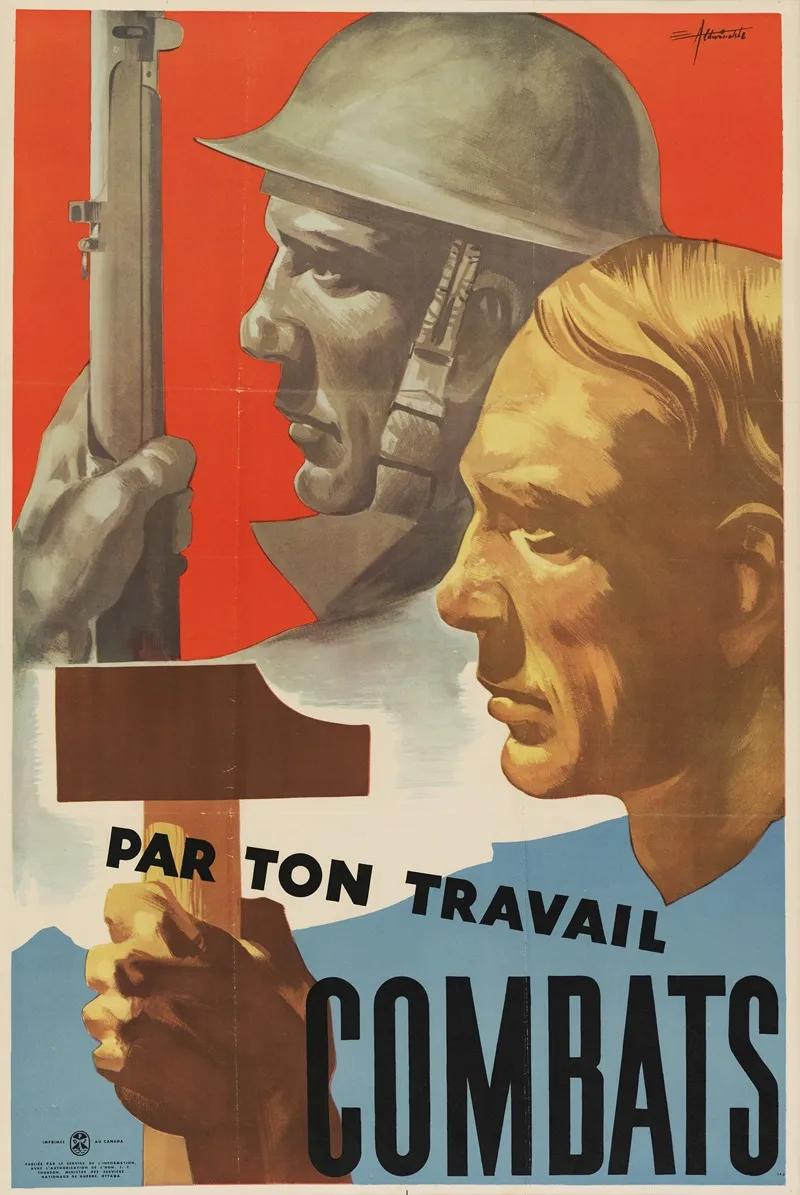 Par Ton Travail Combats Wall Art by Eric Aldwinckle - High-Resolution Digital Print