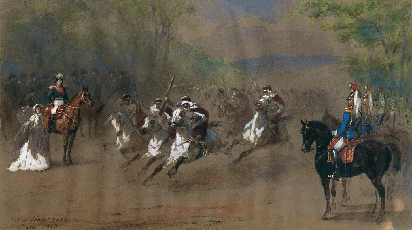 Parade Wall Art by Nikolai Egorovich Sverchkov - High-Resolution Digital Print