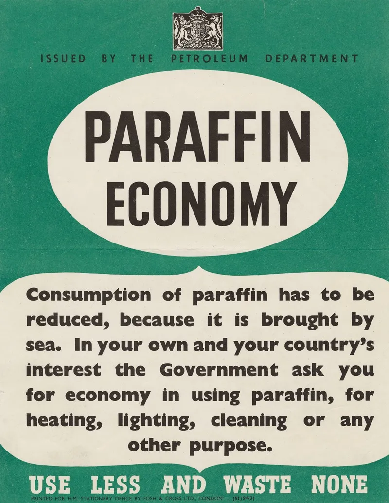 Paraffin Economy Use Less And Waste None Wall Art by Anonymous - High-Resolution Digital Print