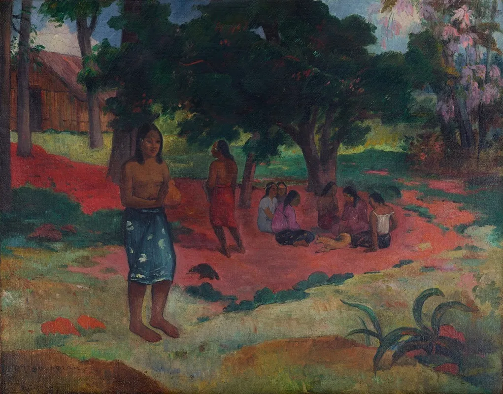 Parau Parau Whispered Words Wall Art by Paul Gauguin - High-Resolution Digital Print