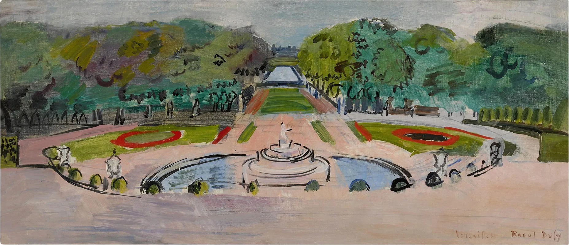 Parc De Versailles Wall Art by Raoul Dufy - High-Resolution Digital Print