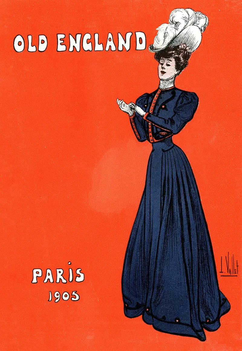 Paris 1905 Wall Art by L. Vallet - High-Resolution Digital Print