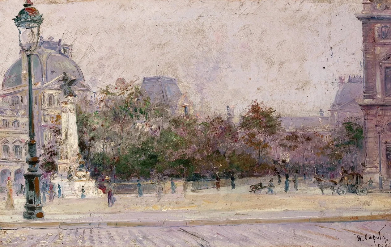 Paris 4 Wall Art by Ulisse Caputo - High-Resolution Digital Print