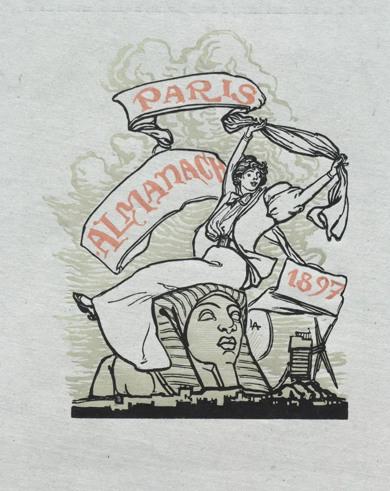 Paris Almanac 1897 Back Cover