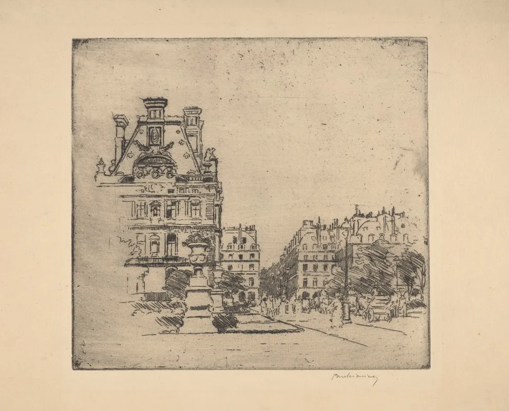 Paris Des Tuileries Street