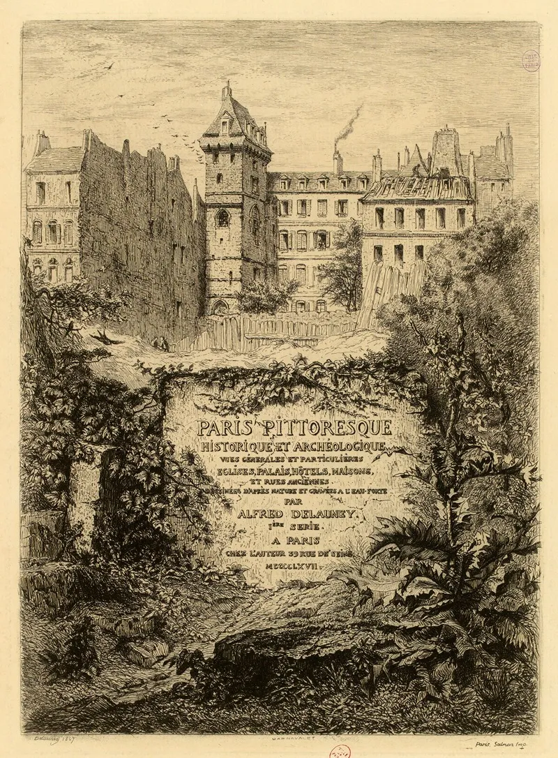 Paris Pittoresque Historique Et Archeologique
