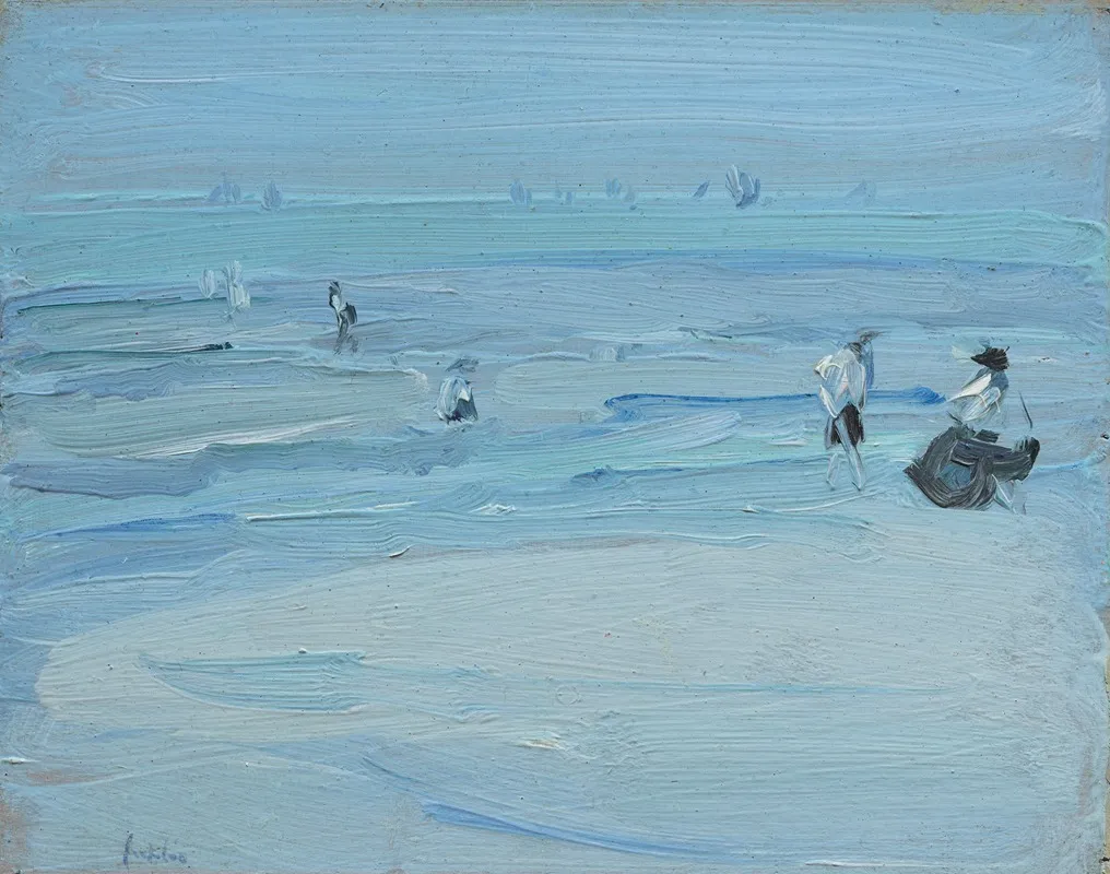 Paris Plage 2 Wall Art by Samuel John Peploe - High-Resolution Digital Print