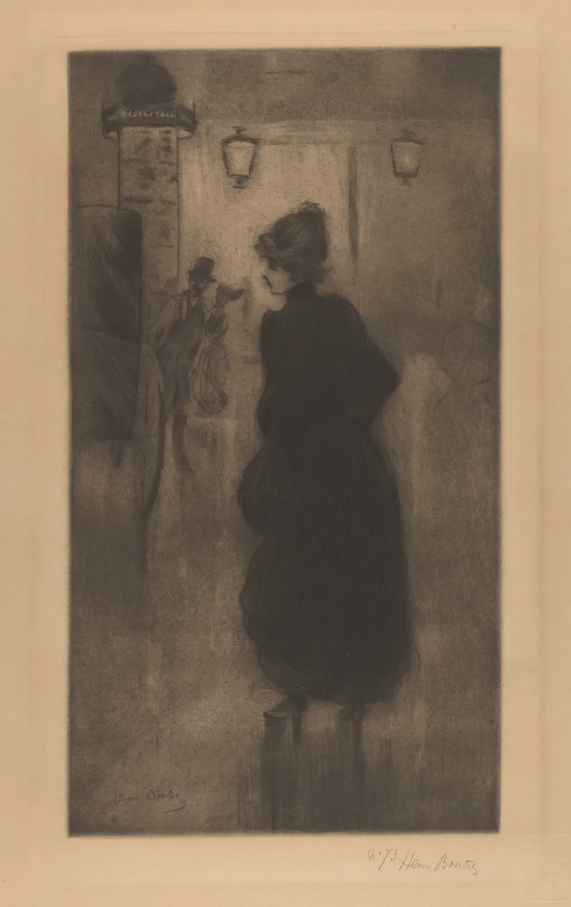 Parisian Woman Parisienne Wall Art by Henri Boutet - High-Resolution Digital Print