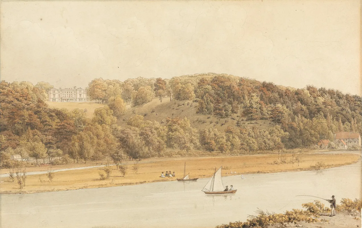 Park Place Henley On Thames Wall Art by William Westall - High-Resolution Digital Print