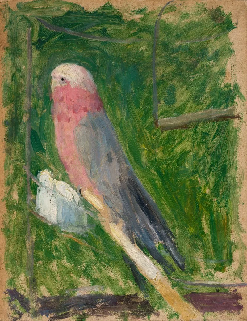 Parrot 2 Wall Art by Tadeusz Makowski - High-Resolution Digital Print