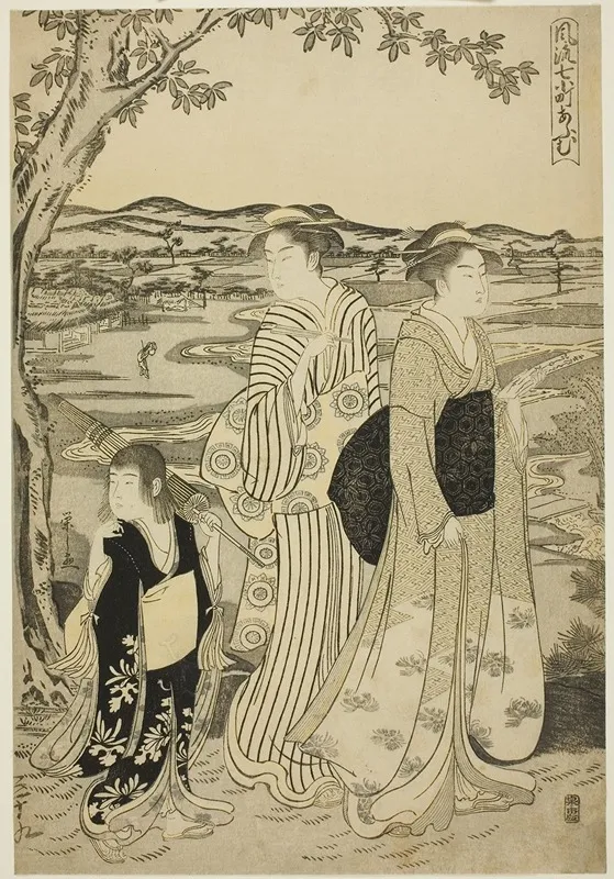 Parrot Komachi From The Series The Fashionable Seven Komachi Furyu Nana Komachi
