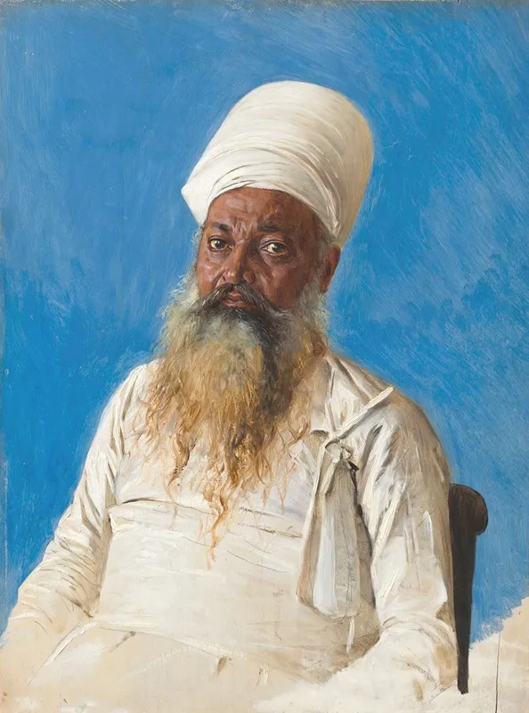 Parsi Priest Fire Worshiper Bombay
