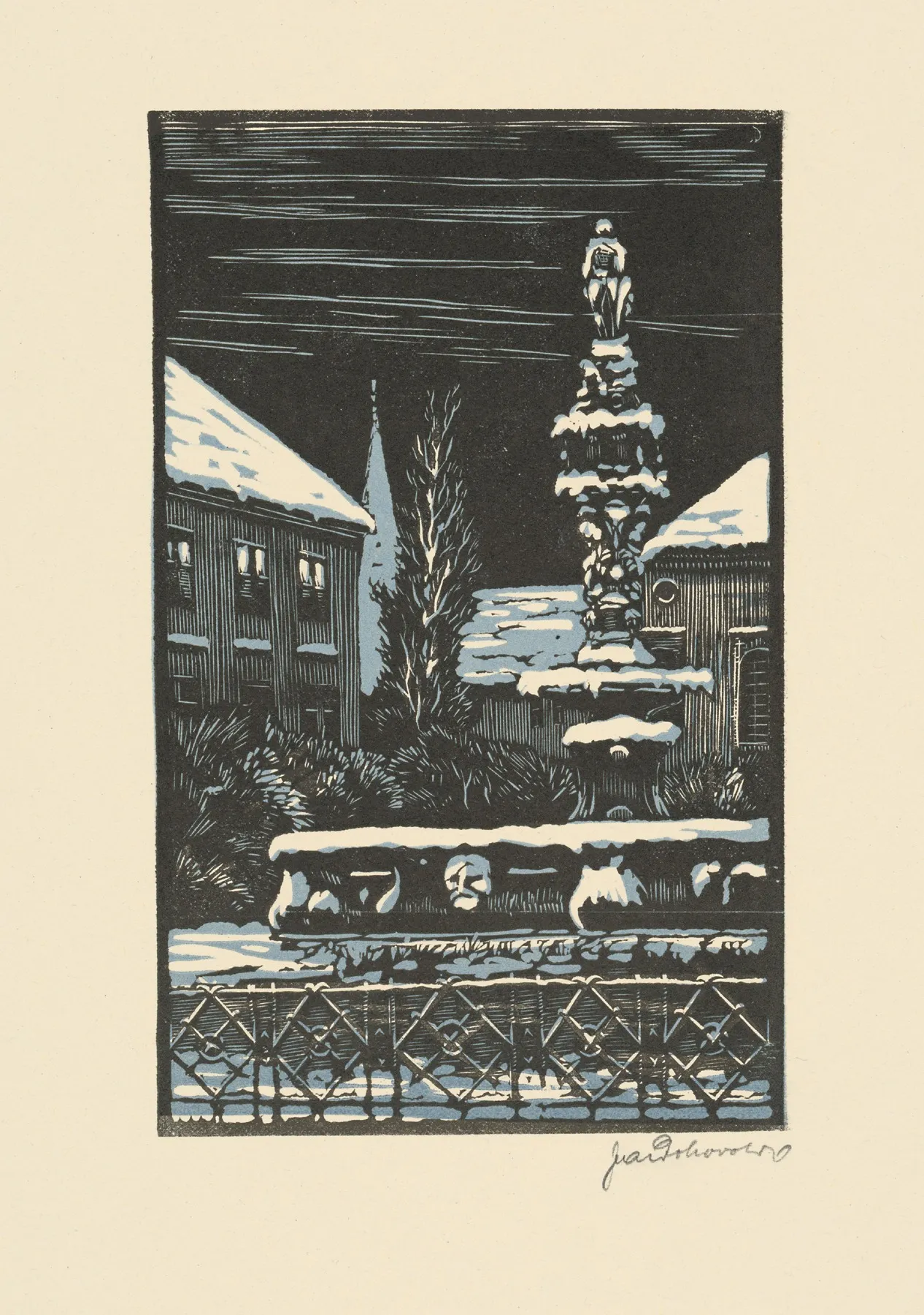 Partia Z Masarykovho Namestia Wall Art by Jaroslav Dobrovolský - High-Resolution Digital Print