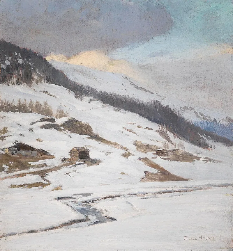 Partie Aus Davos Wall Art by Franz Holper - High-Resolution Digital Print