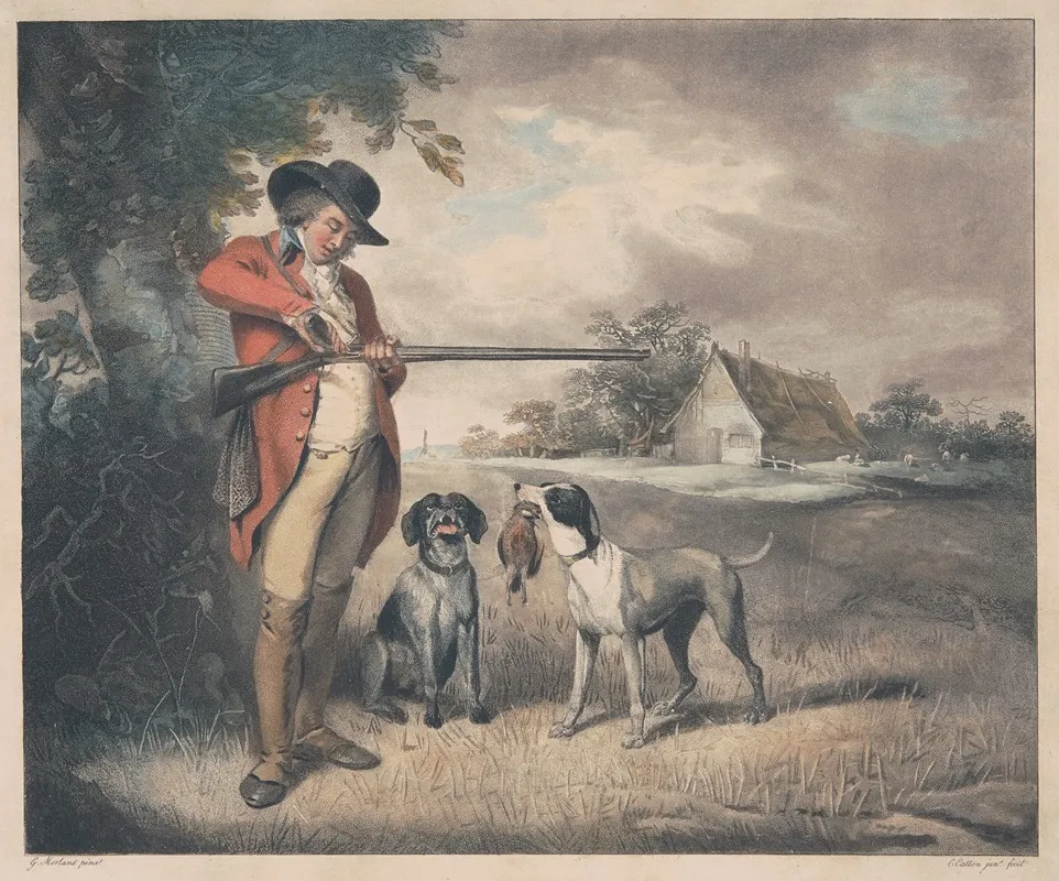 Partridge Shooting 7 Wall Art by George Morland - High-Resolution Digital Print