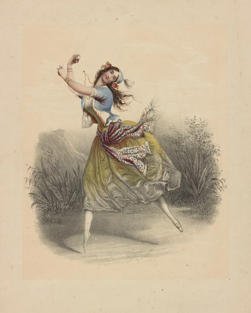 Pas Grec Wall Art by Eugène Charles François Guérard - High-Resolution Digital Print