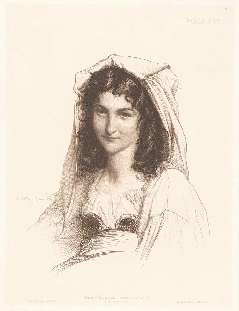 Pascuccia Wall Art by Charles Alphonse Paul Bellay - High-Resolution Digital Print
