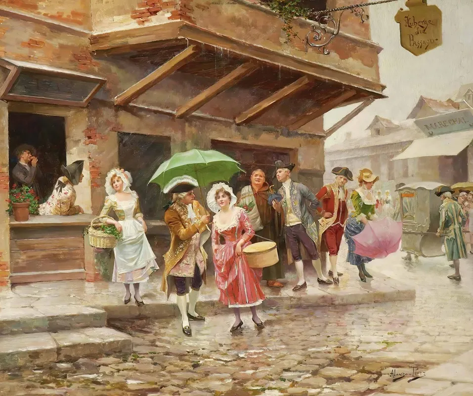 Paseo Matinal A Morning Walk Wall Art by Mariano Alonso-Pérez - High-Resolution Digital Print