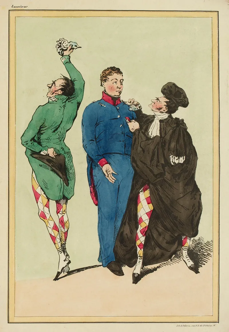 Pasquinade Sauveur Et Savant Wall Art by Félix Fortuné Delarue - High-Resolution Digital Print