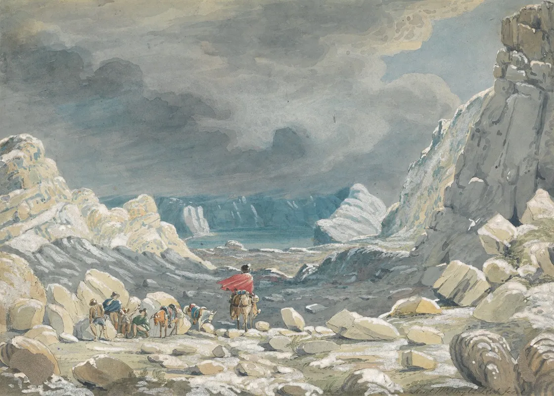 Pass Through The Andes Wall Art by Lt. William Smyth - High-Resolution Digital Print