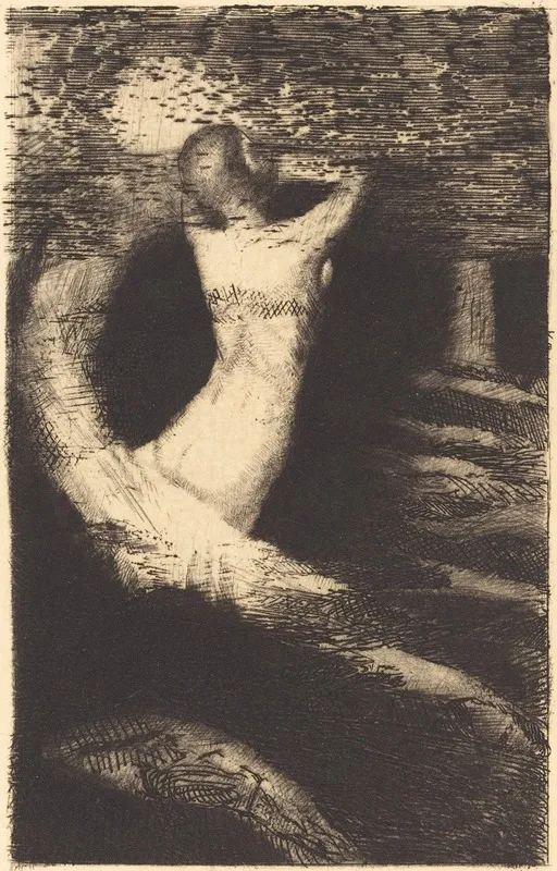 Passage Dune Ame Passage Of A Spirit Wall Art by Odilon Redon - High-Resolution Digital Print