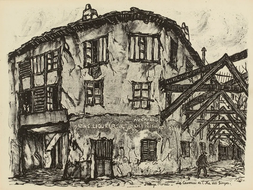 Passage Moret Au Caveau De Lile Des Singes Wall Art by Jean-Charles Contel - High-Resolution Digital Print