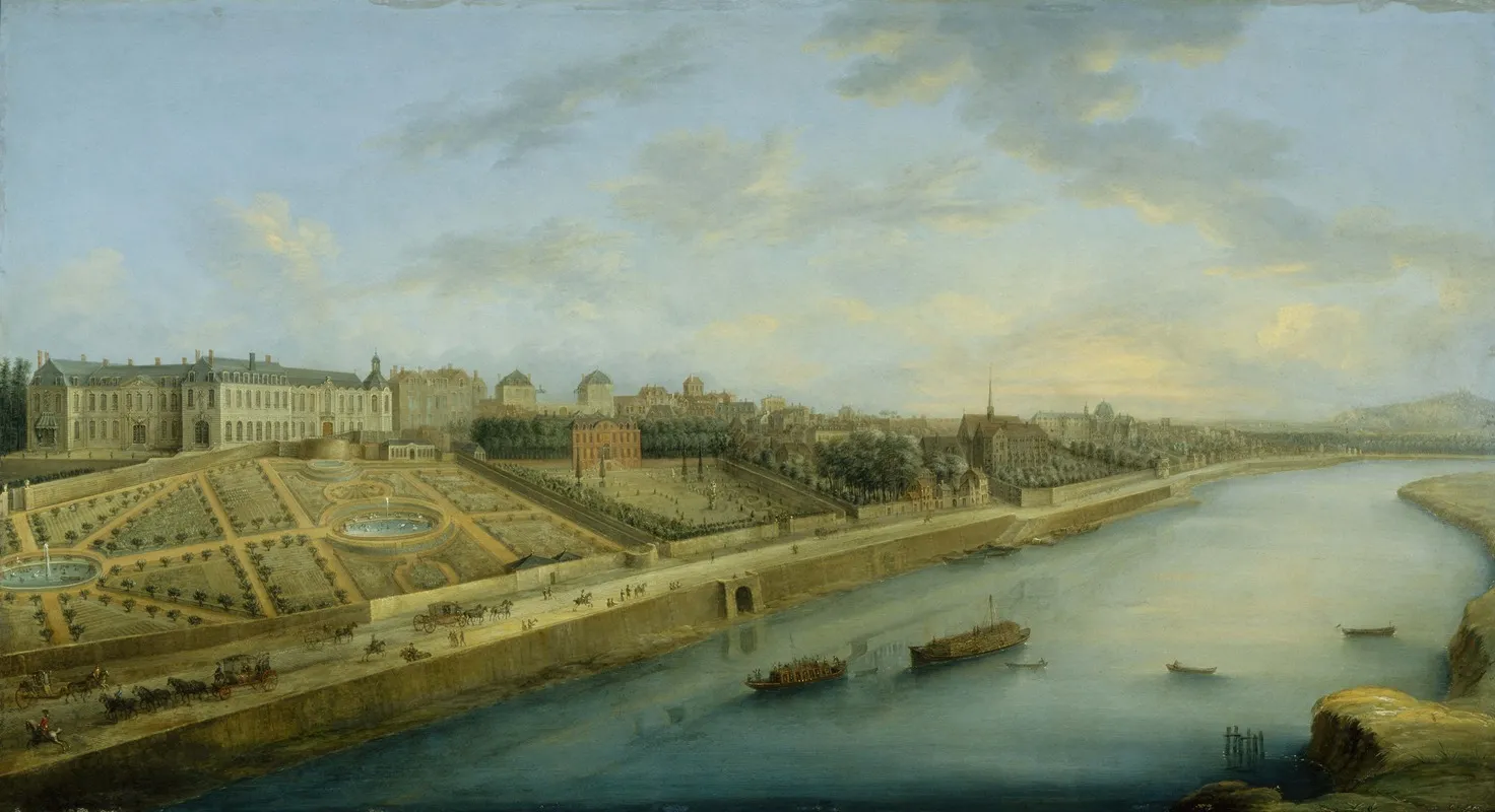 Passy Et Chaillot Vus De Grenelle Wall Art by Charles-Léopold Grevenbroeck - High-Resolution Digital Print