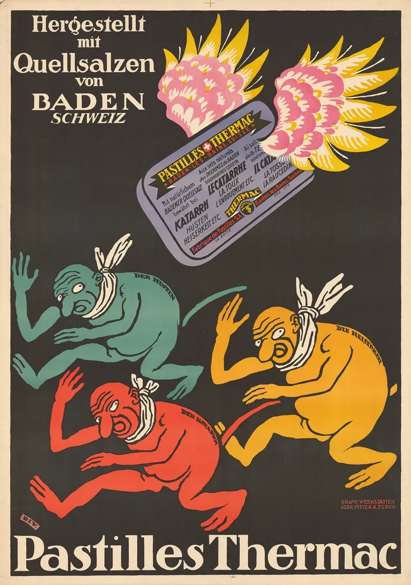 Pastilles Thermac Hergestellt Mit Quellsalzen Von Baden Schweiz