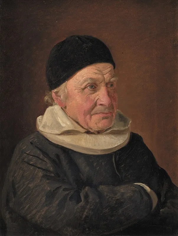 Pastor Jens Bindesboll Wall Art by Constantin Hansen - High-Resolution Digital Print
