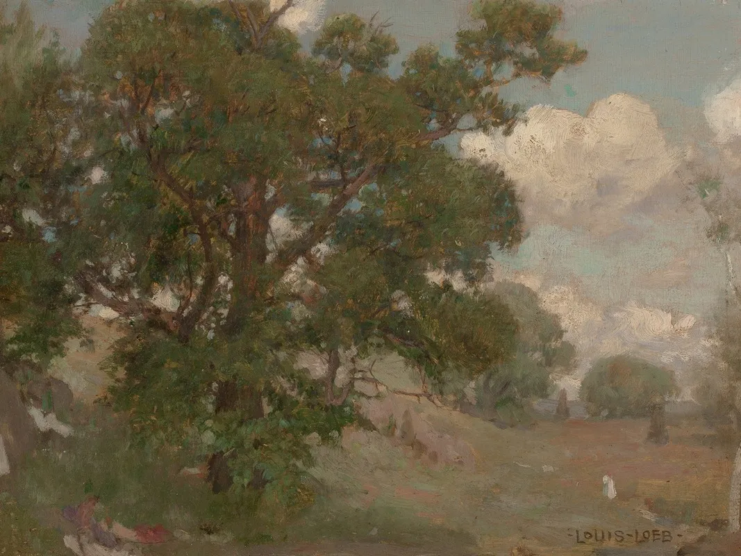Pastoral Landscape 8 Wall Art by Louis Loeb - High-Resolution Digital Print