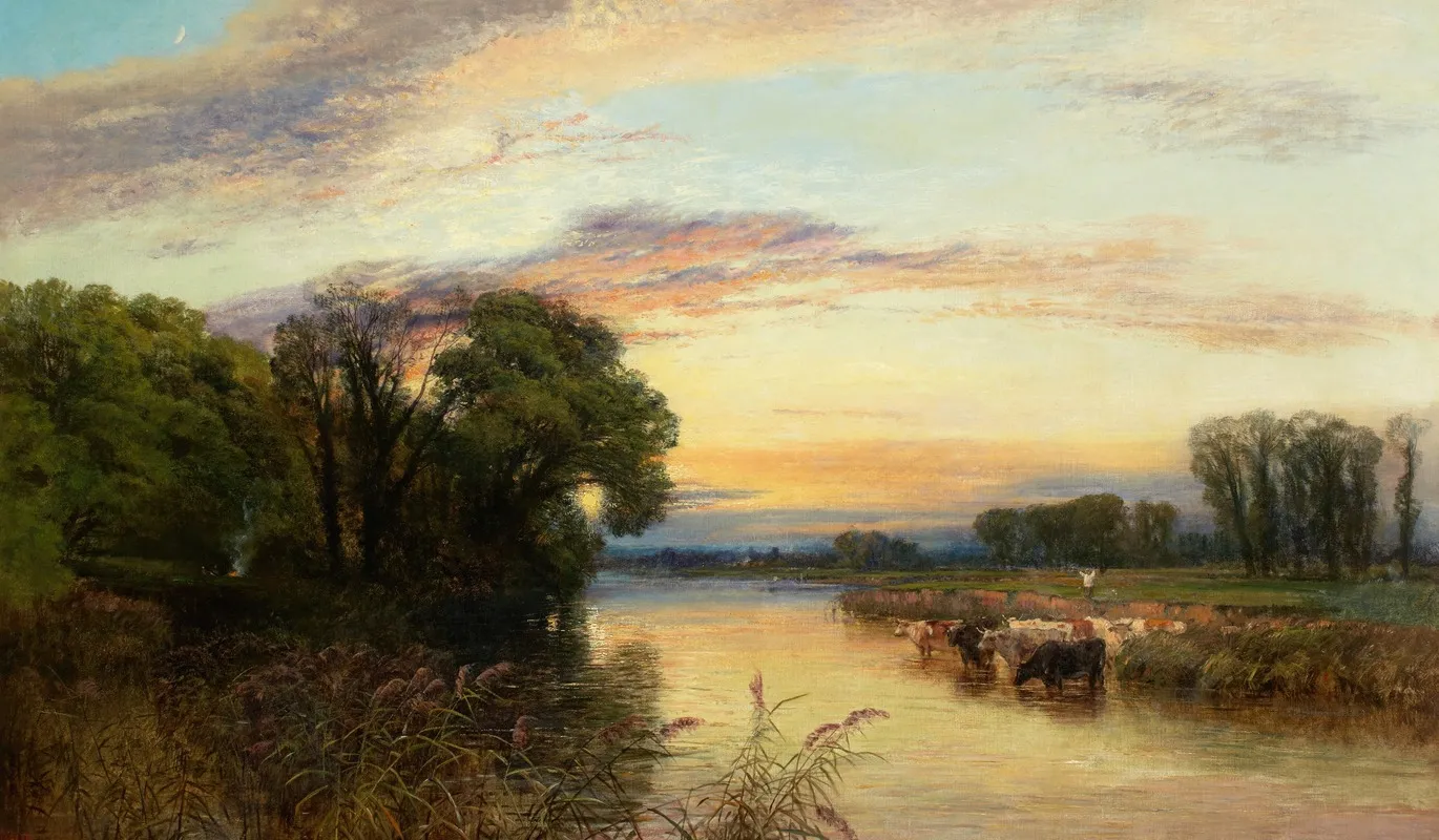Pastoral Landscape 9 Wall Art by George Vicat Cole - High-Resolution Digital Print