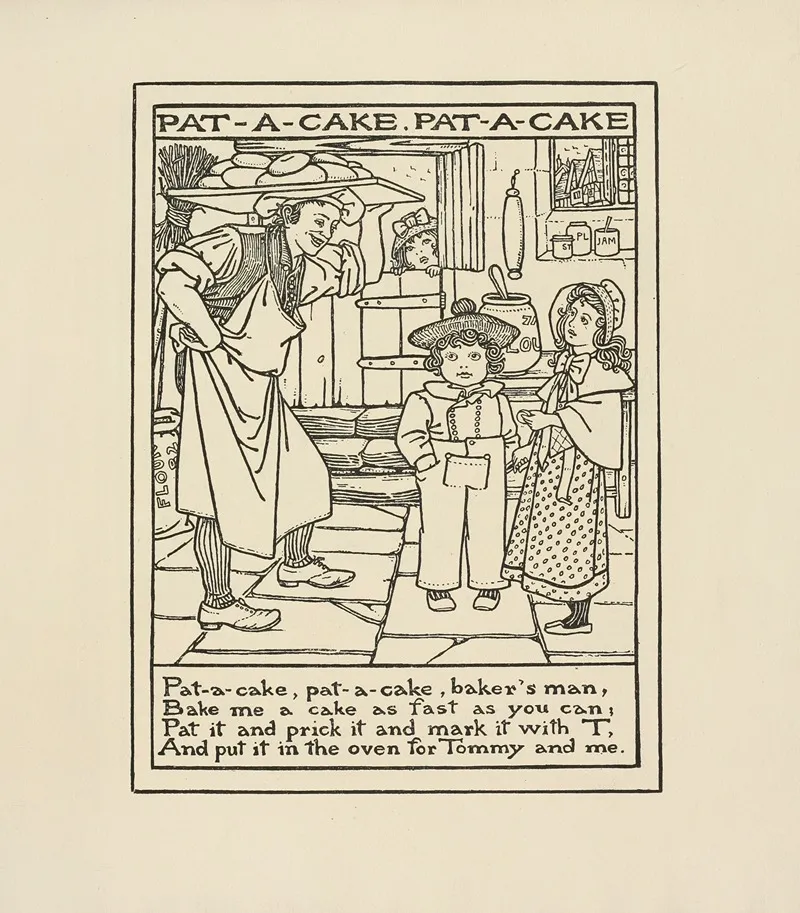 Pat A Cake Pat A Cake Wall Art by Winifred Smith - High-Resolution Digital Print